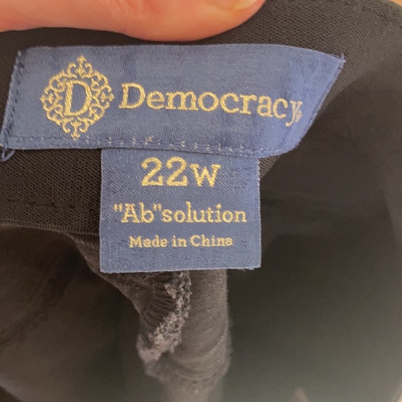 Democracy ab solution high rise itty bitty more boot jean raw hem 22W - Picture 17 of 17